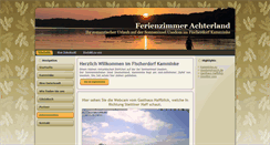 Desktop Screenshot of ferienhaus-achterland.de